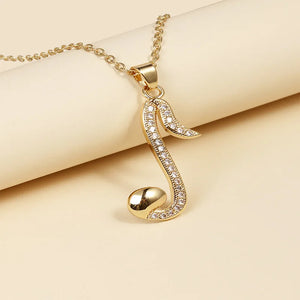 Love Notes Zirconia Necklace for Women