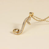 Love Notes Zirconia Necklace for Women