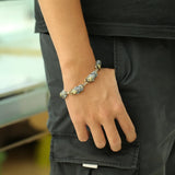 Silver Pixiu Bracelet Men's Ethnic Style Thai Silver