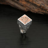 Pixiu Seal Silver Necklace Men Personality Chinese Retro Pendant Jewelry