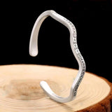 Luotai Old Silver Bracelet Niche Pure Silver Female Jewelry