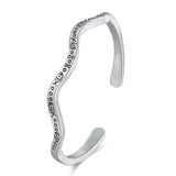 Luotai Old Silver Bracelet Niche Pure Silver Female Jewelry