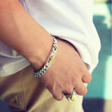 Luotai Old Silversmith Paixiu Bracelet Hip-hop Male Style