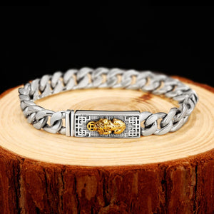 Luotai Old Silversmith Paixiu Bracelet Hip-hop Male Style
