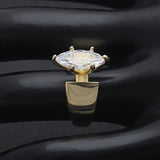 AAA+ Clear Cubic Zirconia Ring for Women
