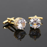 Cufflinks Men'S Shirt Cuffs French Round Button Wedding Dress Bridegroom Suit