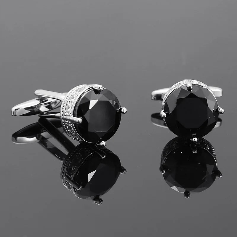 Cufflinks Men'S Shirt Cuffs French Round Button Wedding Dress Bridegroom Suit