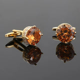 Cufflinks Men'S Shirt Cuffs French Round Button Wedding Dress Bridegroom Suit