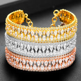 Famous CZ Chains Bracelet for Women Bridal Wedding