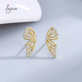 Butterfly Stud Earrings Anniversary Fine Jewelry