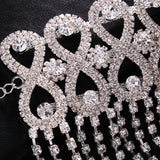 Rhinestone Headband with Tassel for Women