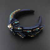 Colorful Crystal Padded Headband Rhinestones Hairband Wedding Hair Accessory