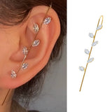 Crystal Geometry Long Earrings for Women