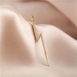 Crystal Geometry Long Earrings for Women