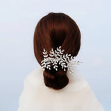 Rhinestone Side Hair Comb Retro Baroque Branch Comb Bridal Wedding