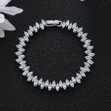 Tennis Chain Bracelet CZ Bohemian Cuff Wedding Jewelry