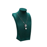Velvet Jewelry Display Necklace Pendants Mannequin Stand