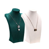 Velvet Jewelry Display Necklace Pendants Mannequin Stand