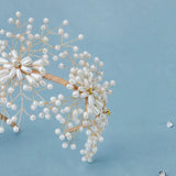 Pearl Rhinestones Hairband for Women Bride Wedding Headband