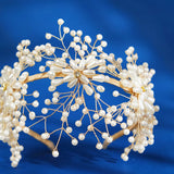 Pearl Rhinestones Hairband for Women Bride Wedding Headband