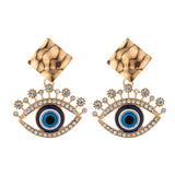 Evil Eye Statement Drop Earrings Tassel Dangle Earring Jewelry