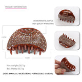 Rhinestone Hair Claw Accessory for Women Girls Tiara Prom Wear