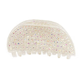 Rhinestone Hair Claw Accessory for Women Girls Tiara Prom Wear