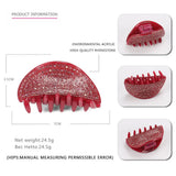 Rhinestone Hair Claw Accessory for Women Girls Tiara Prom Wear
