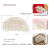 Rhinestone Hair Claw Accessory for Women Girls Tiara Prom Wear