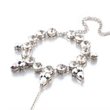 Crystal Anklet Boho Beach Sandals Rhinestone Ankle Chain