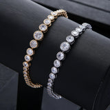 Cuban Link CZ Bracelet Bohemian Cuff Femme Jewelry