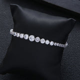 Cuban Link CZ Bracelet Bohemian Cuff Femme Jewelry