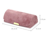 Velvet Ring Box Jewelry Display Organizer Tray Holder