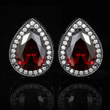 Water Drop Zircon Cufflinks Crystal Rhinestone French Shirts Cuff Links Wedding
