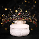 Pink Crystal Rhinestone Pearl Crown Bride Tiara Queen Tiara Hair Accessories