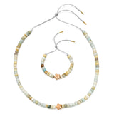 Amazonite Stone Bead Necklace Statement Necklaces Jewelry