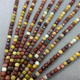 6mm Moukaite Faceted Spacer Cube Beads for DIY Jewelry