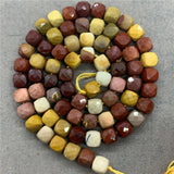 6mm Moukaite Faceted Spacer Cube Beads for DIY Jewelry
