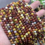 6mm Moukaite Faceted Spacer Cube Beads for DIY Jewelry