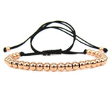 Macrame Cross Bracelet Fleur De Lis CZ Beads Anchor Bracelets