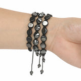 Magnetic Hematite Healing Beads Bracelet for Weight Loss