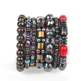 Magnetic Hematite Healing Beads Bracelet for Weight Loss