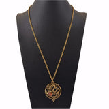 Dragon Magnifier Pendant Necklace Antique Jewelry