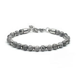 Matte Map Stone Bracelet Metal Wrist Chain Jewelry