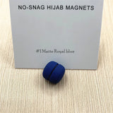 Matte Silk Scarf Magnetic Brooch Hijab Round Scarf Shawl