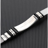 Personalized Medical Alert Bracelet DIY Engraving ICE Band for Men