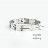Magnetic Bracelet Titanium Steel Power Therapy Magnet Bracelet