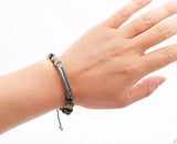 Men Bracelet Stone Beads Stainless Steel Friendship Bracelet