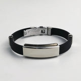 Men Women Silicone Health Bracelet Magnetic Therapy Wristband