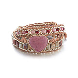 7 Chakra Healing Wrap Bracelet Natural Stone Bohemian Jewelry